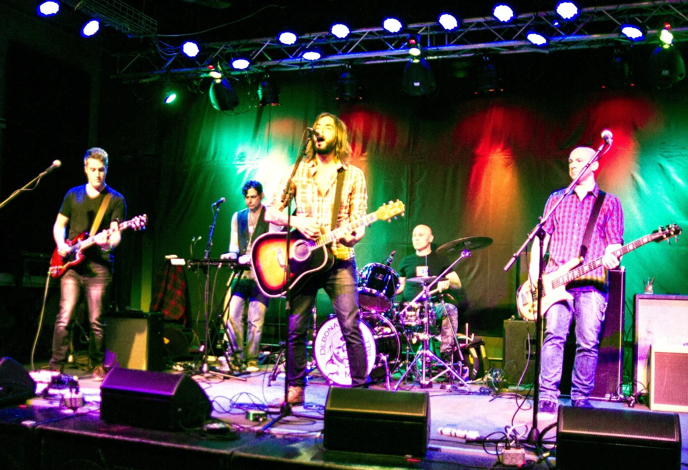 Anthony Picone Band onstage at Debonair Music Hall, Teaneck, New Jersey